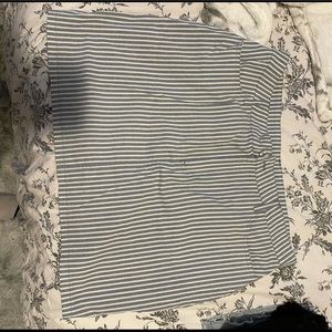 Buy 2 get 1- Cute blue/white striped skirt